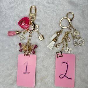 Louis Vuitton authentic charm on keychain bag charm CHOOSE ONE ONLY! Great gift!